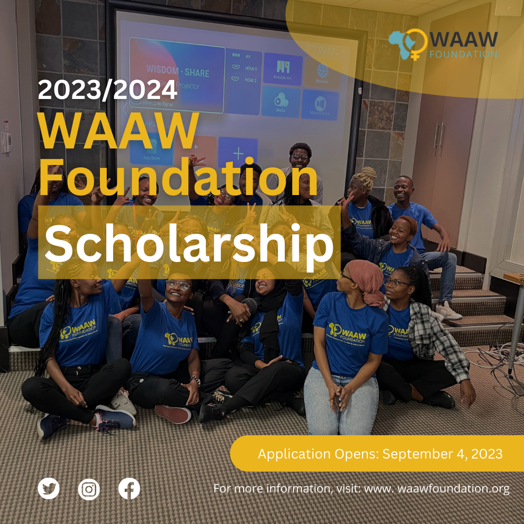 2023/2024 WAAW Foundation Undergraduate Scholarship 