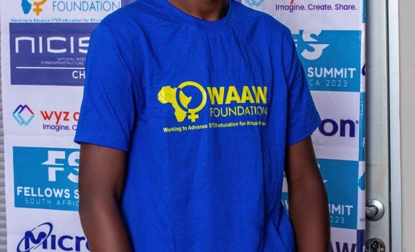 A Determined Innovator: Kelvin Rwasoka’s Journey in STEM after the 2023 WAAW Summit