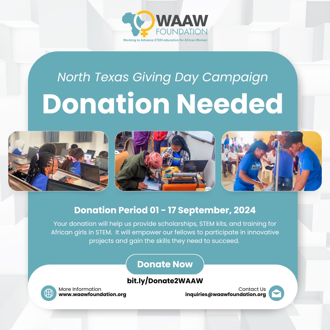 WAAW Foundation North Texas Giving Day Campaign