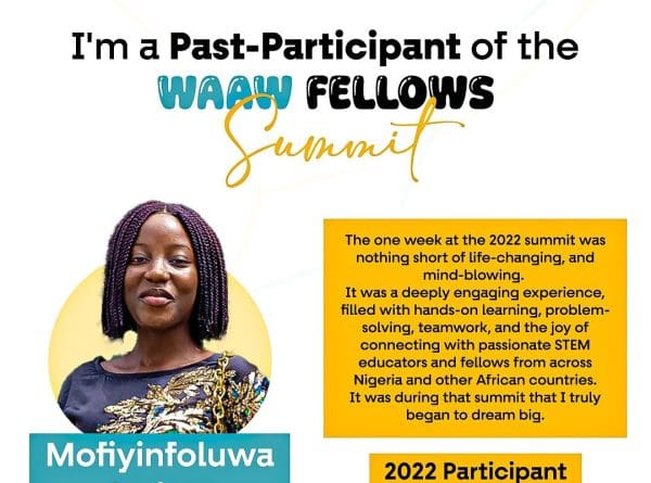 The Mofiyinfoluwa Story: 2022 WAAW Foundation Summit Participant