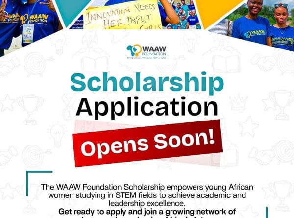WAAW Foundation 2025/2026 Undergraduate Scholarship