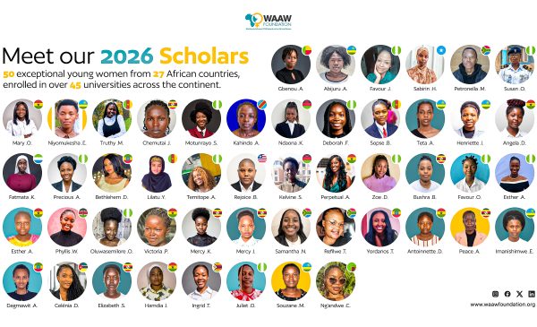 50 African Women In STEM: Presenting the 2026 WAAW Foundation Scholars